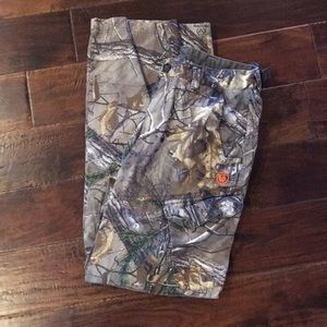 Game winner camouflage pants.